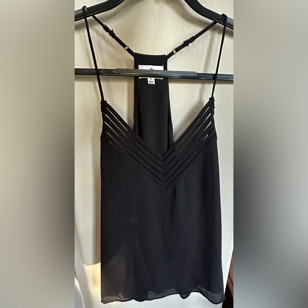 Socialite Robin Camisole Top, Black, Size S